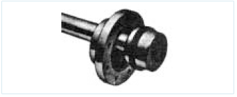 First, mount the internal sleeve onto the shaft then fasten it to the crown hub. (Mount the part with the standard mark to the  outside.)